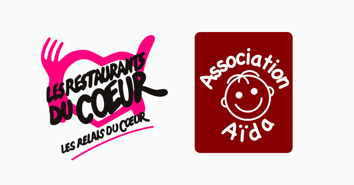 Logo Resto du coeur + Aida